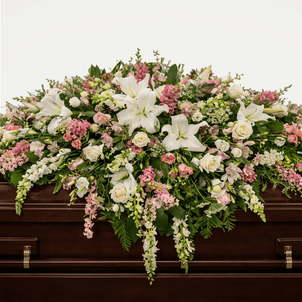 Many Sympathies Full Casket Spray