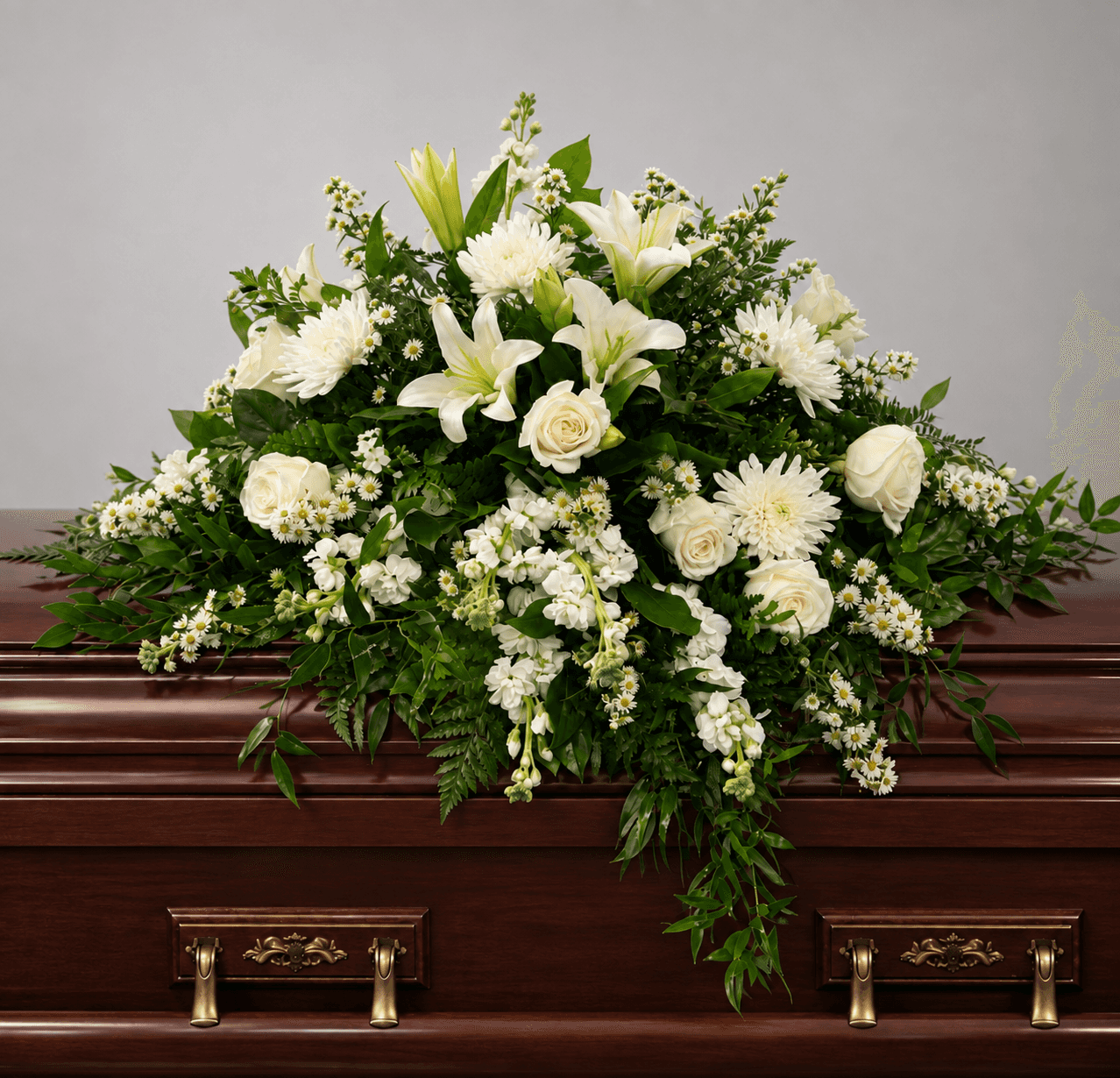Everlasting Grace Half Casket Spray