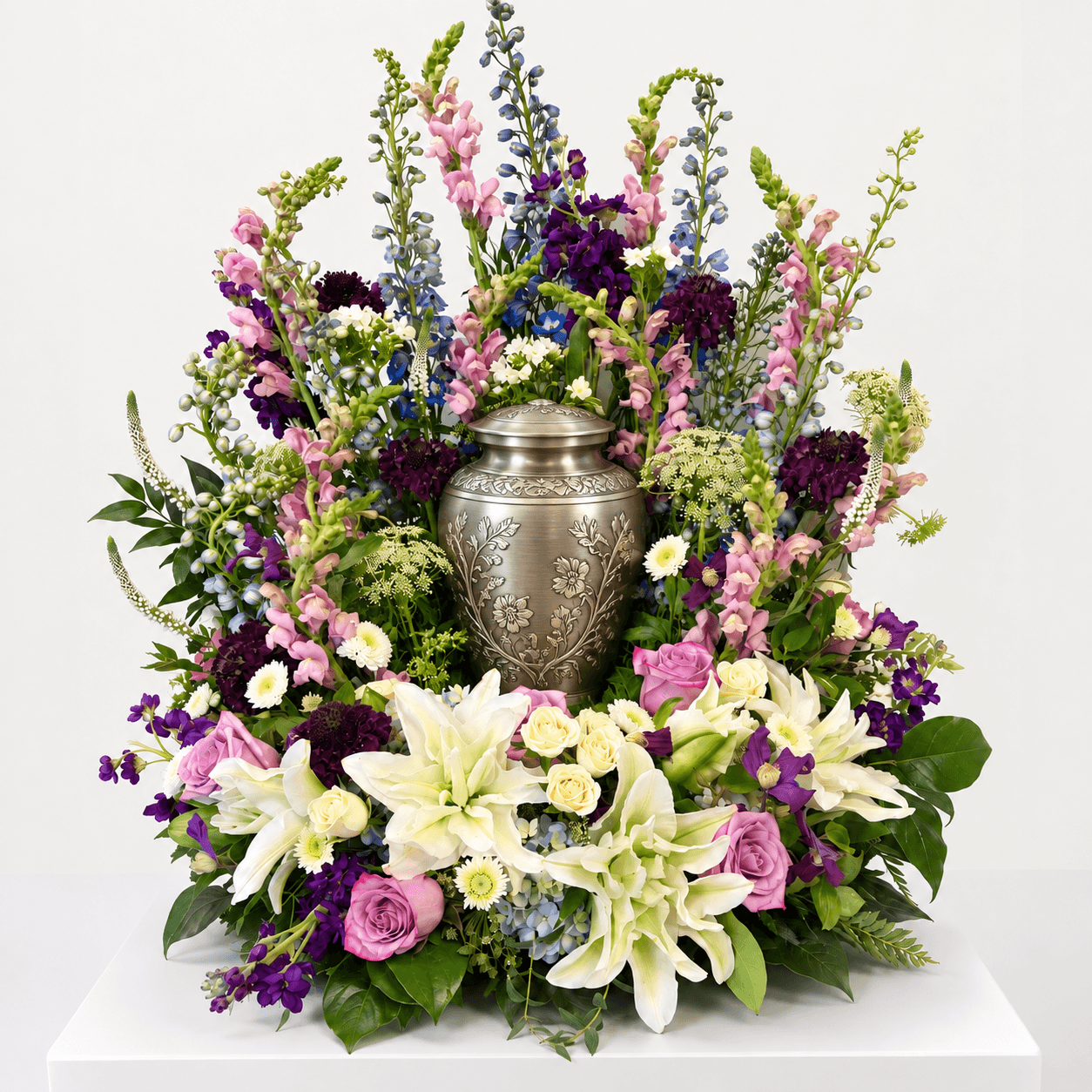 Whispering Garden Urn Wreath
