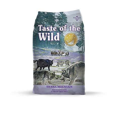 Taste of the Wild Sierra Mountain Recipe with Roasted Lamb Grain-Free Dry Dog Food