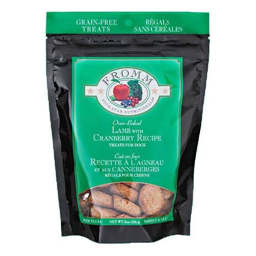 FROMM FOUR STAR GRAIN FREE LAMB W/CRANBERRY TREATS