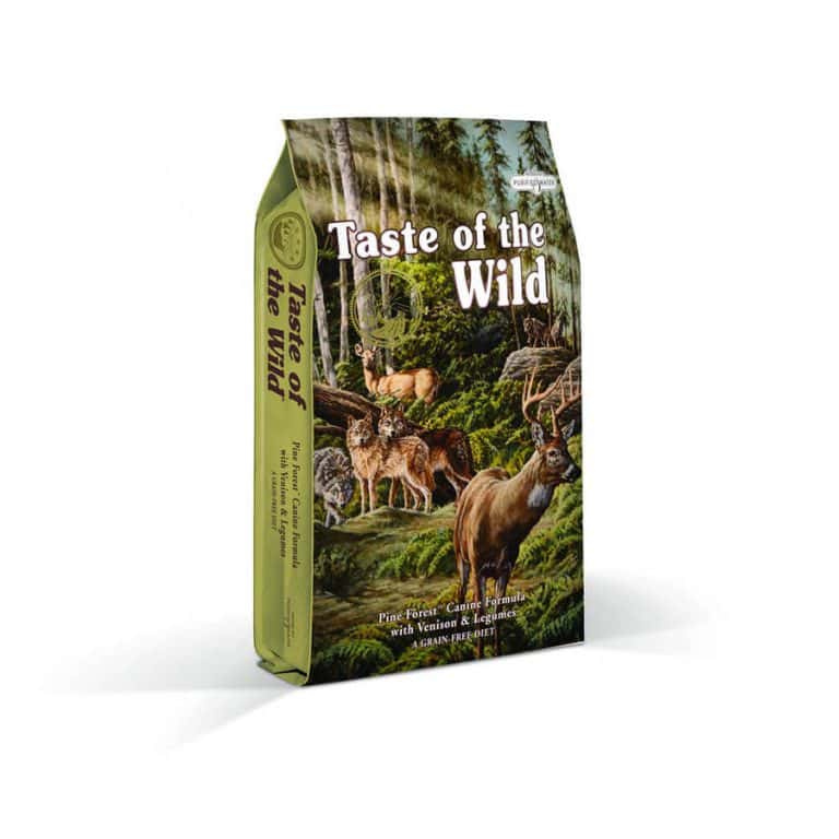 Taste of the Wild Pine Forest Recipe with Venison & Legumes Grain-Free Dry Dog Food