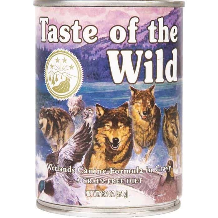 Taste of the Wild Wetlands Formula with Fowl in Gravy Grain-Free Wet Dog Food