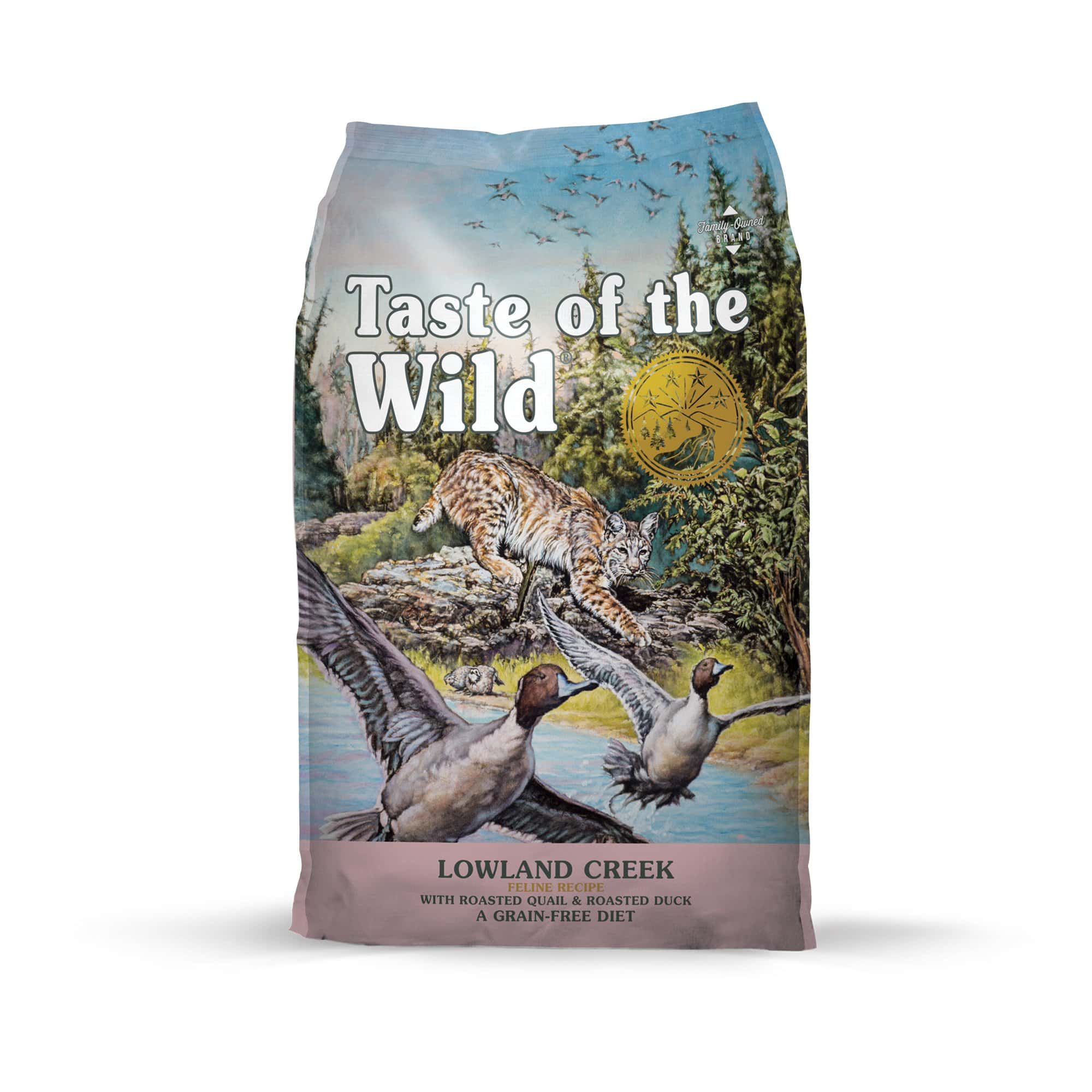 Taste of the Wild Lowland Creek Recipe with Roasted Quail & Duck Grain-free Dry Cat Food