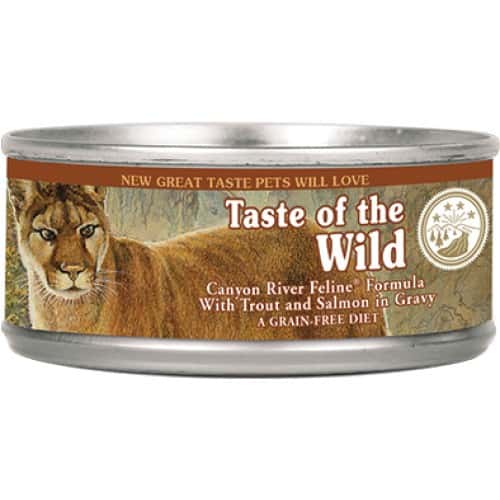 Taste of the Wild Canyon River Recipe with Trout & Salmon in Gravy Grain-free Wet Cat Food