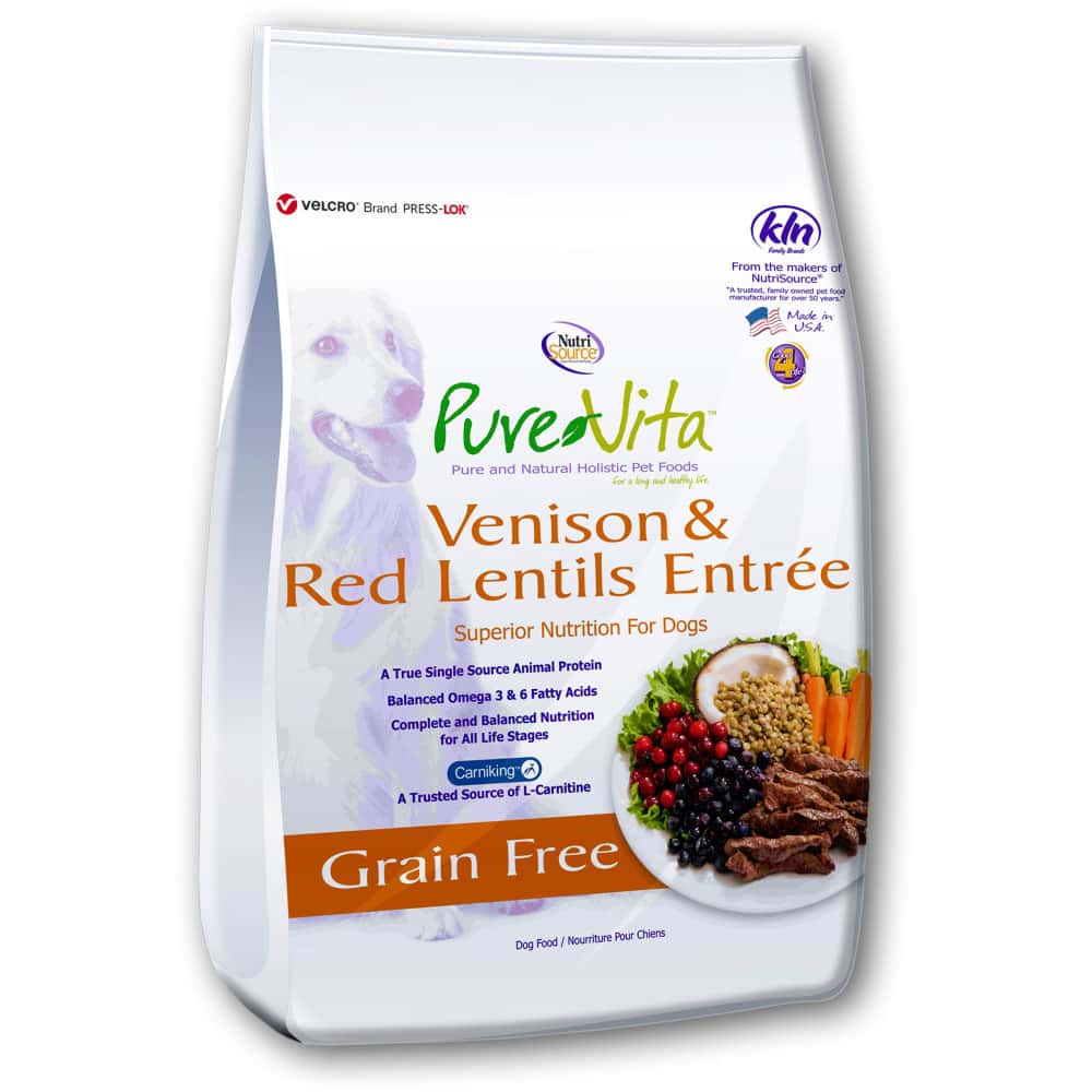 PureVita Venison Grain Free Dry Dog Food