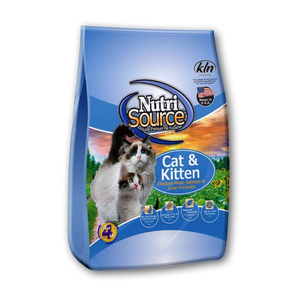 Nutrisource Cat and Kitten Chicken Meal, Salmon & Liver Dry Cat Food