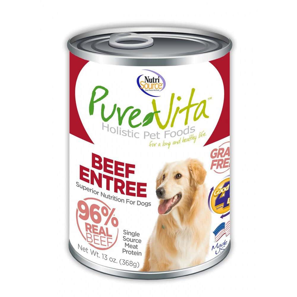 PureVita Beef Grain Free Wet Dog Food