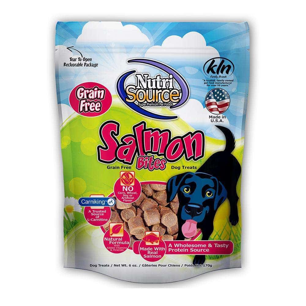 Nutrisource Salmon Bites Grain Free Dog Treats