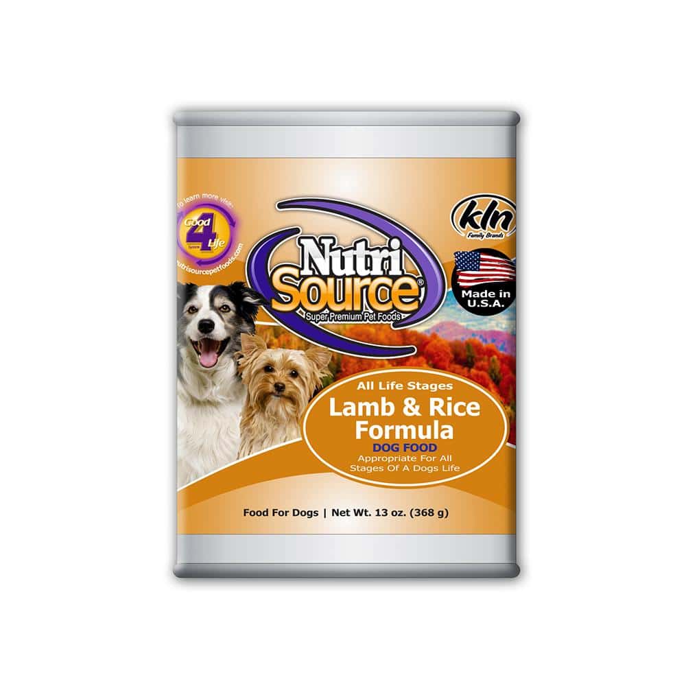 Nutrisource Lamb & Rice Wet Dog Food