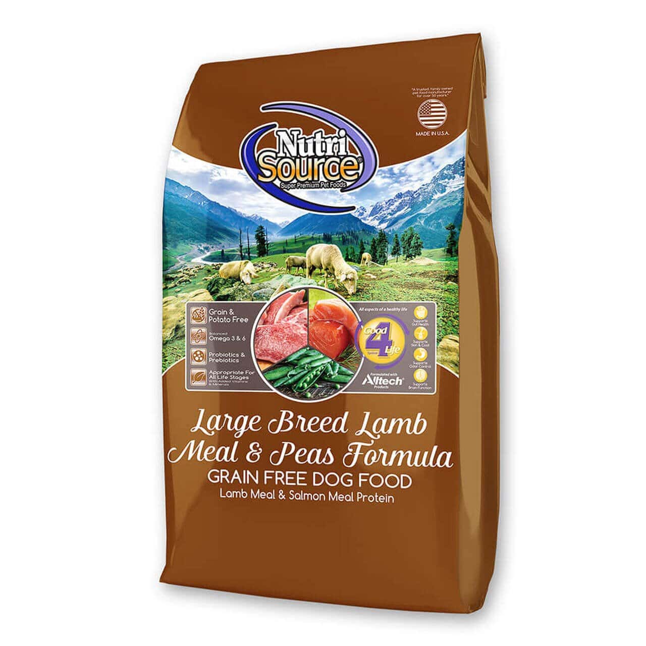 Nutrisource Large Breed Lamb & Pea Grain Free Dry Dog Food