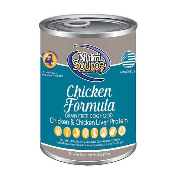 Nutrisource Chicken Grain-Free Wet Dog Food