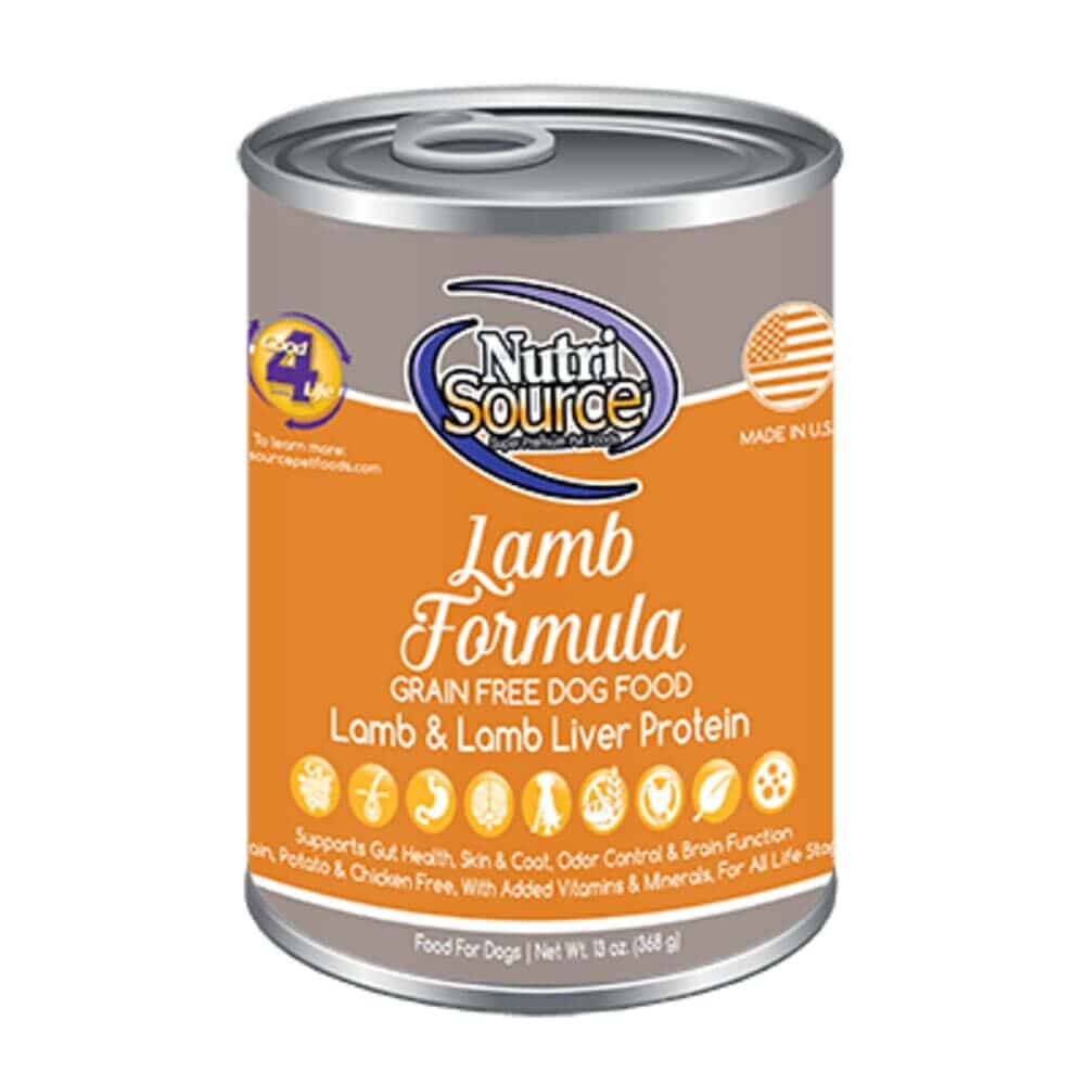 Nutrisource Lamb Grain Free Wet Dog Food