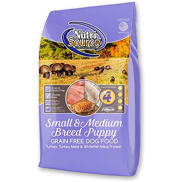Nutrisource Small & Medium Breed Puppy Grain Free Dry Dog Food