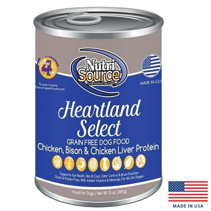 Nutrisource Heartland Select Grain-Free Wet Dog Food