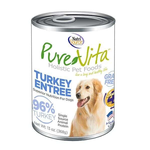 PureVita Turkey Grain Free Wet Dog Food