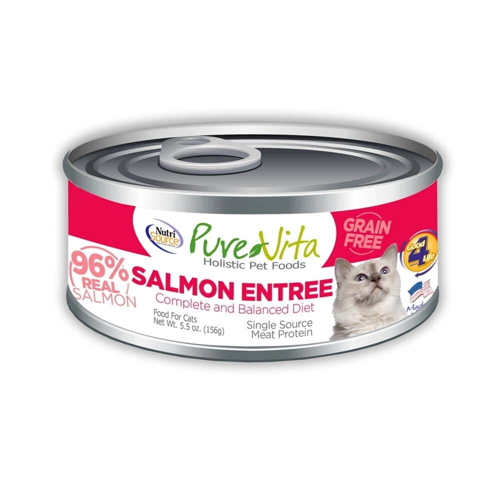 PureVita Salmon Entree Grain Free Wet Cat Food