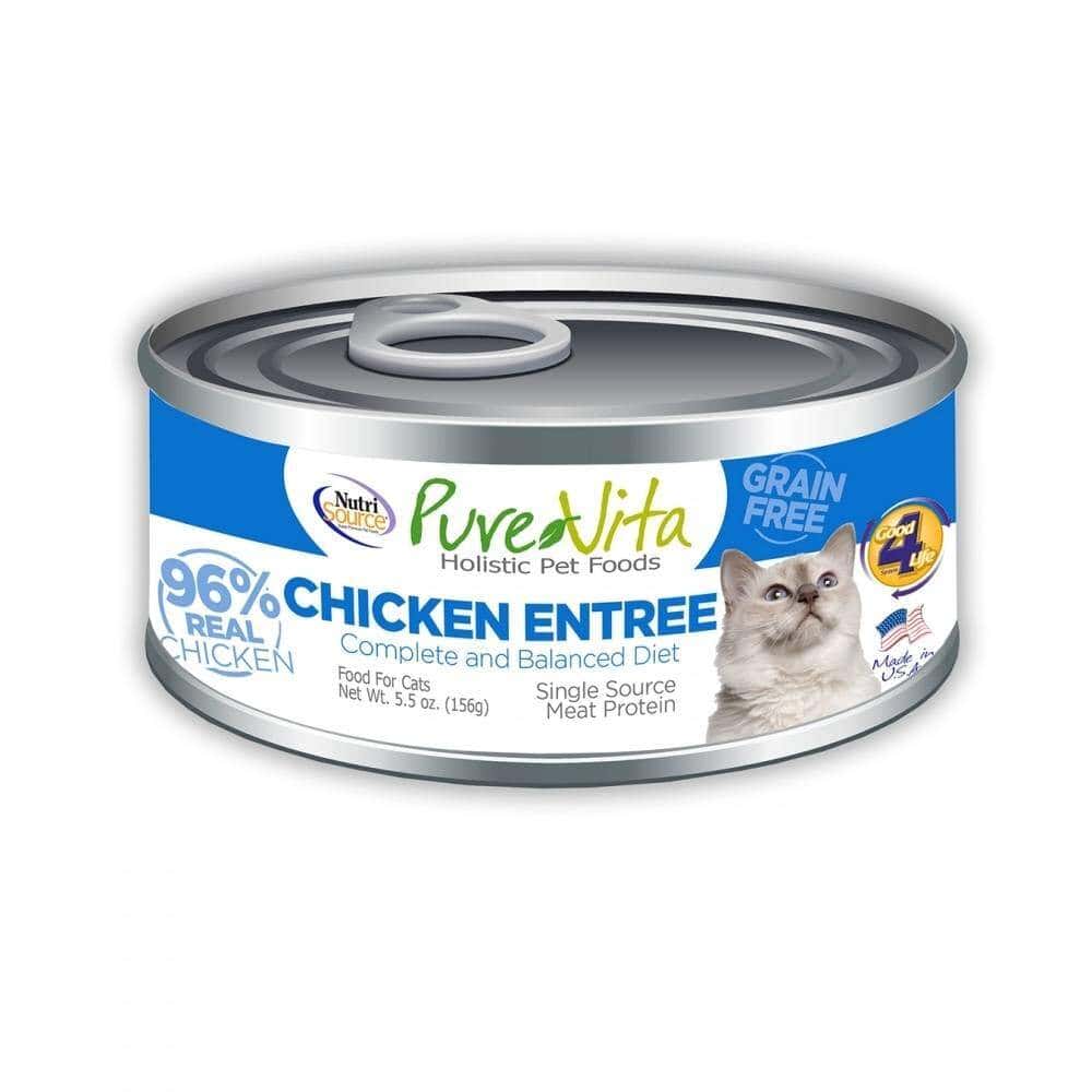 PureVita Chicken Entree Grain Free Wet Cat Food
