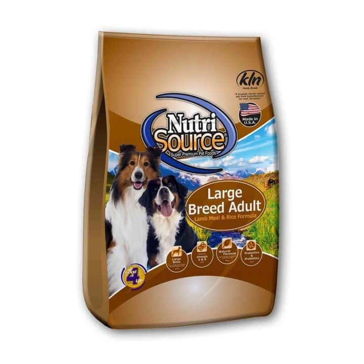 Nutrisource Large Breed Lamb & Rice Dry Dog Food