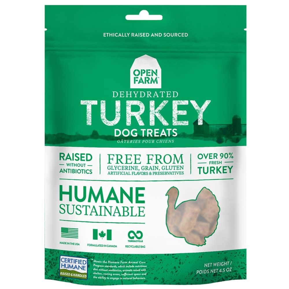 Open Farm Dehydrated Turkey Dog Treats