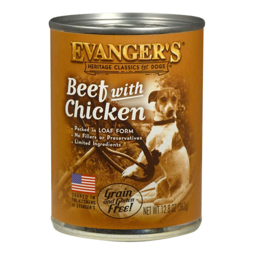 Evanger’s Beef with Chicken Grain Free Wet Dog Food