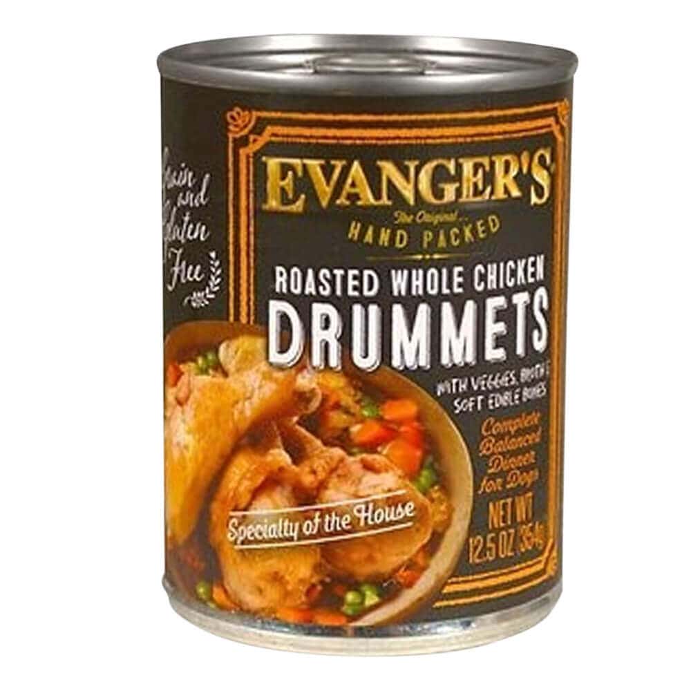 Evanger’s Roasted Chicken Drummets Dinner Grain Free Wet Dog Food