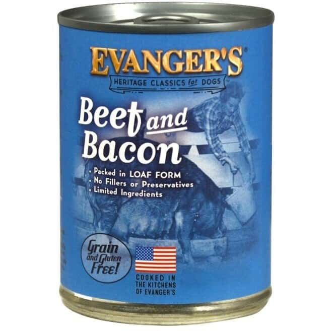 Evanger’s Classic Beef and Bacon Wet Dog Food