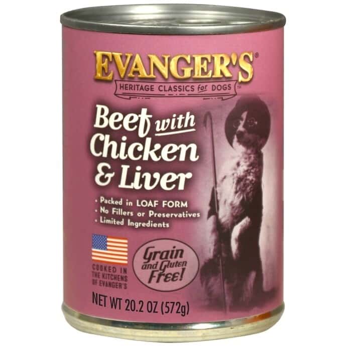 Evanger’s Classic Beef with Chicken & Liver Wet Dog Food