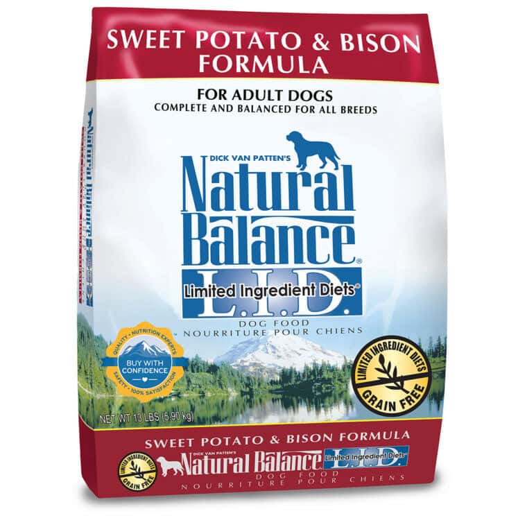 Natural Balance LID Sweet Potato & Bison Formula Grain Free Dry Dog Food