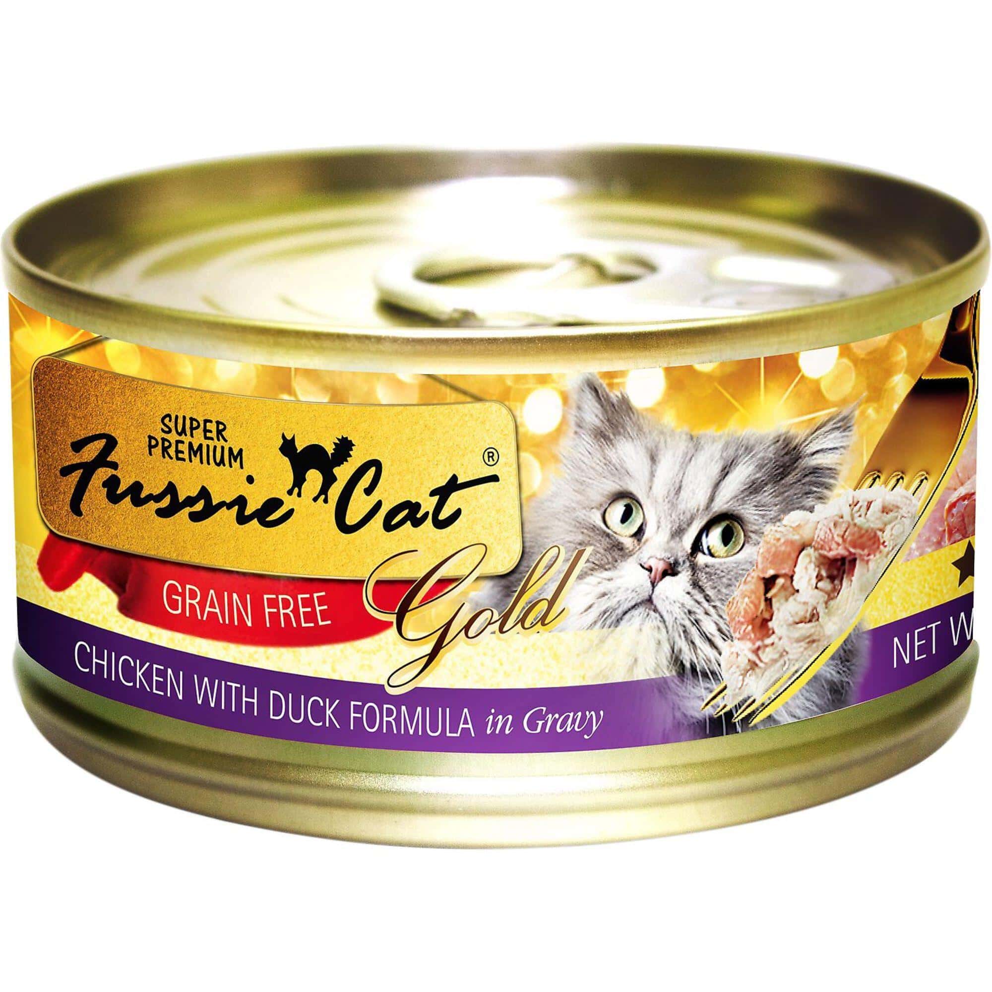 Fussie Cat Premium Chicken with Duck Formula in Gravy Grain Free Wet Cat Food
