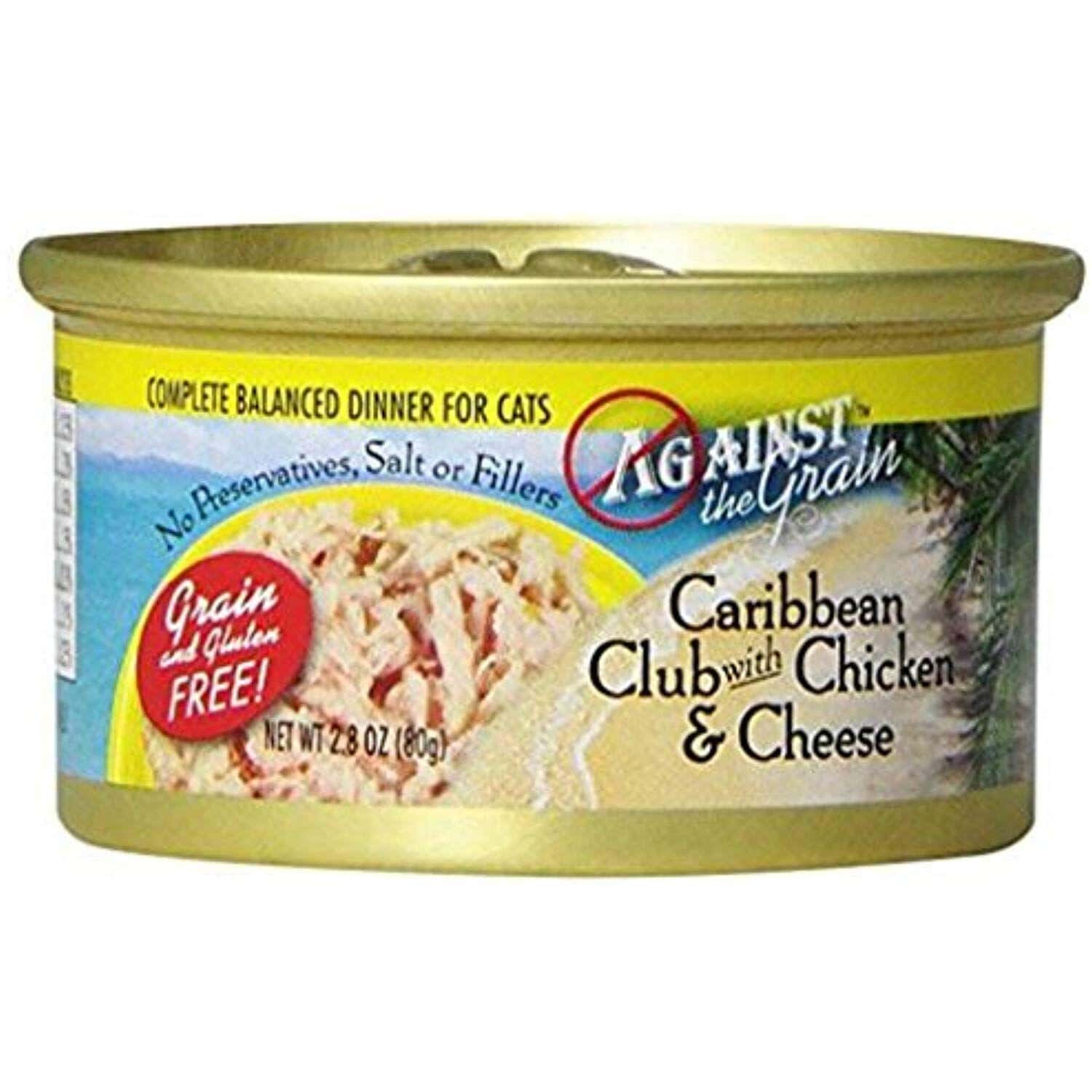 Against the Grain Caribbean Club with Chicken & Cheese Grain Free Wet Cat Food