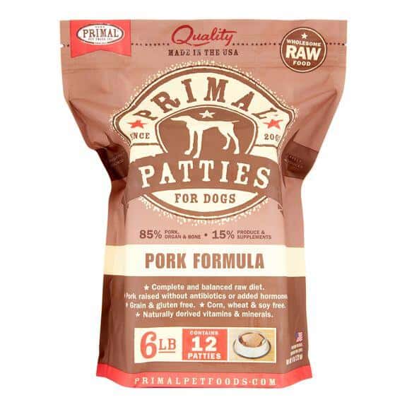 Primal Pork Formula Frozen Raw Dog Food