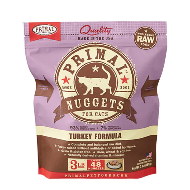 Primal Turkey Formula Frozen Raw Cat Food