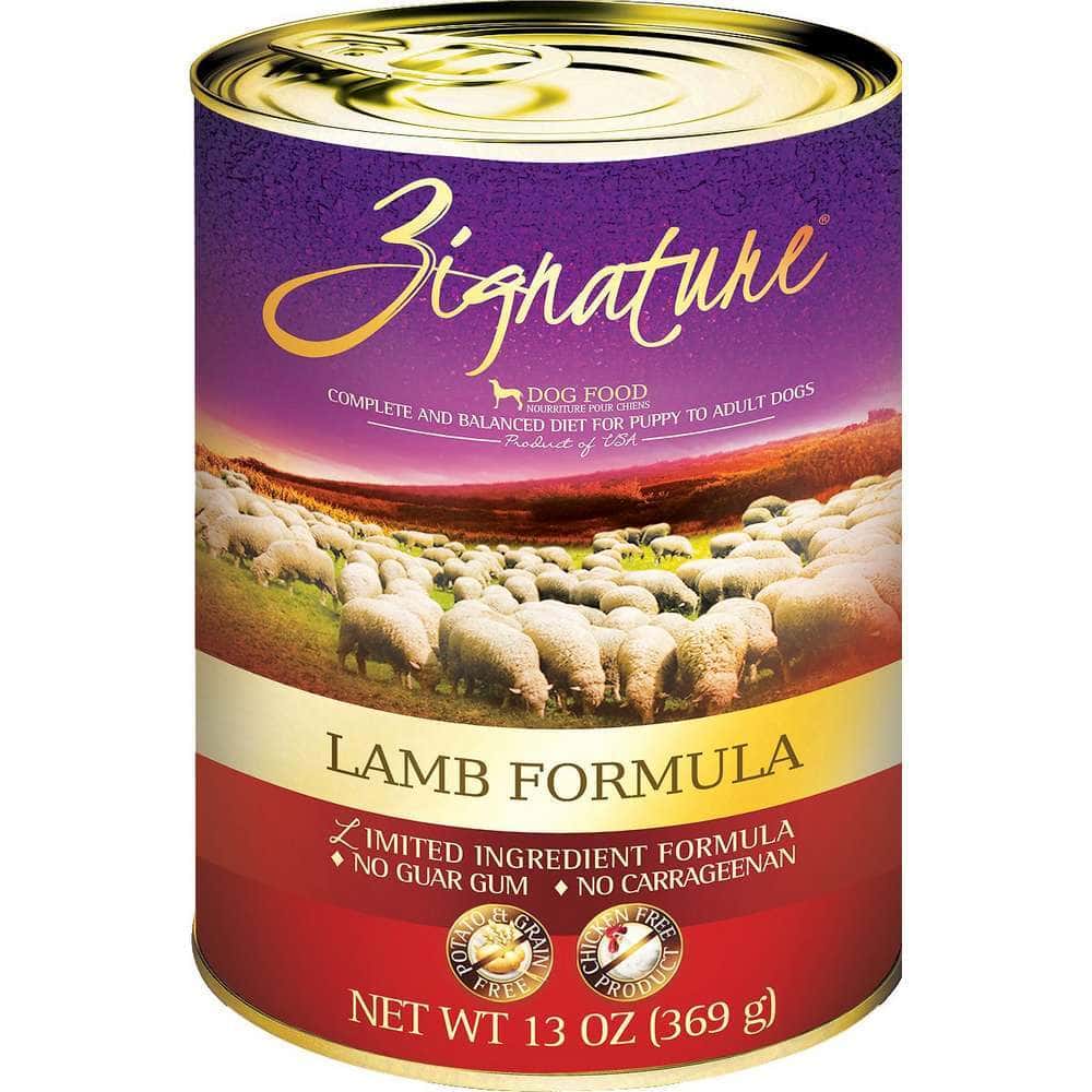 Zignature Lamb Formula Wet Dog Food