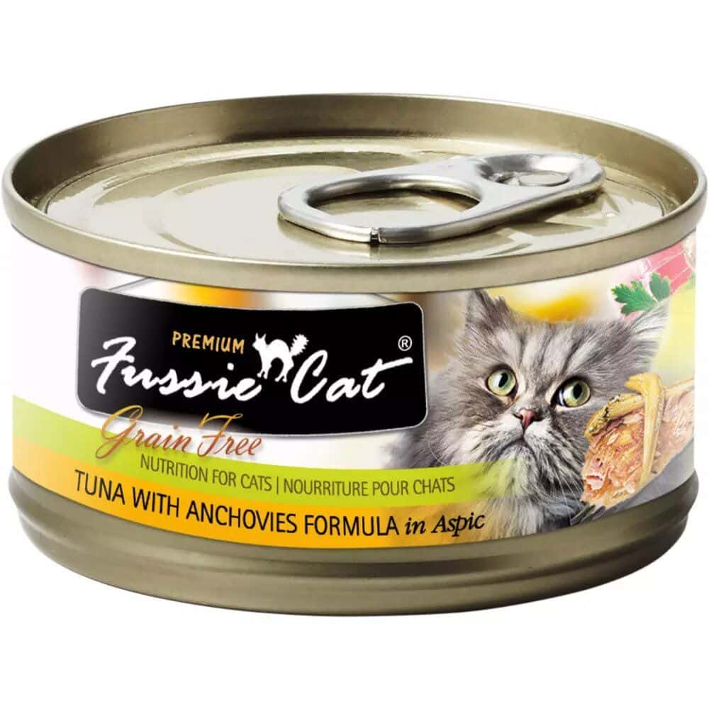 Fussie Cat Tuna With Anchovies Formula in Aspic Grain Free Wet Cat Food