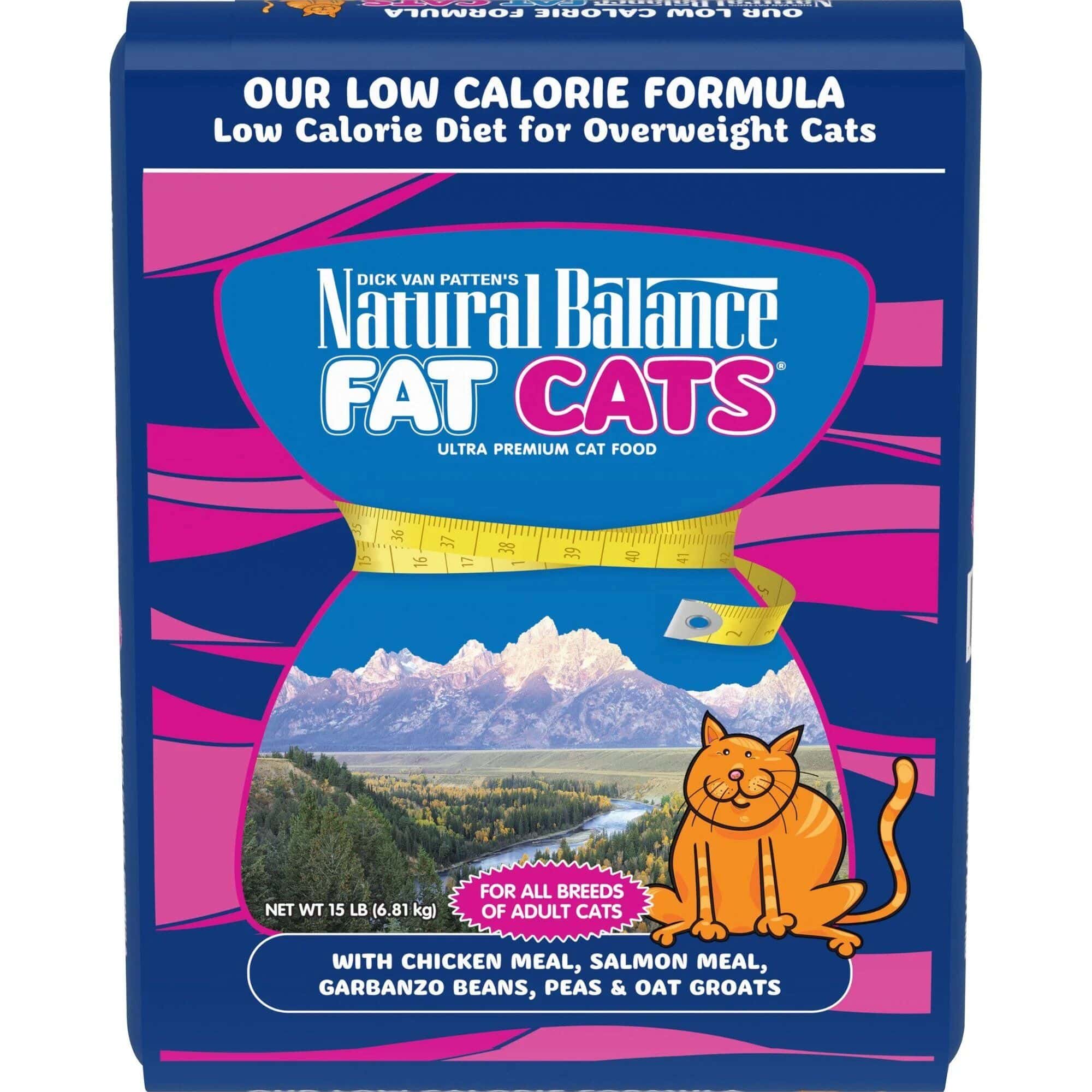 Natural Balance Fat Cats Low Calorie Formula Grain Free Dry Cat Food