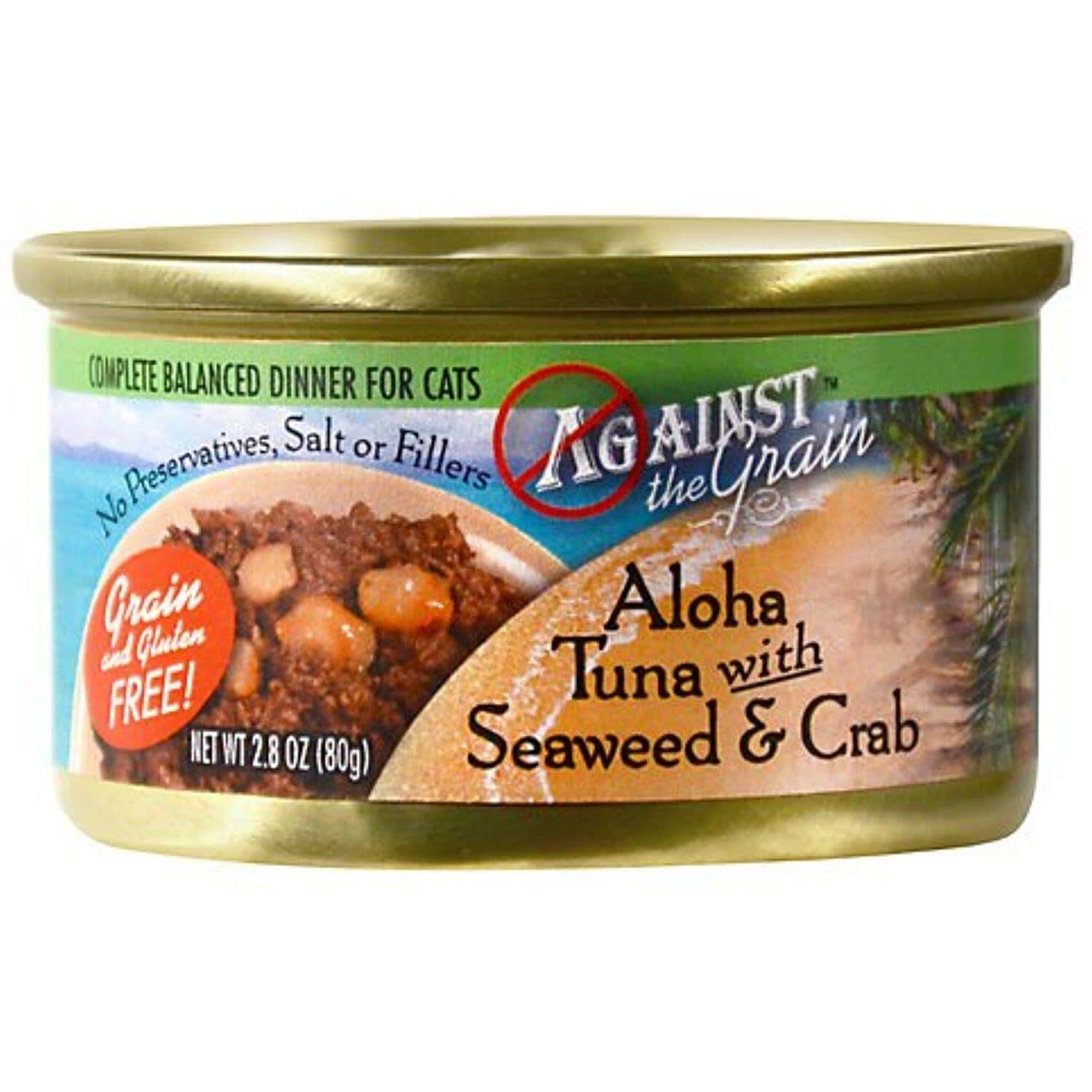 Against the Grain Aloha Tuna with Seaweed & Crab Grain Free Wet Cat Food