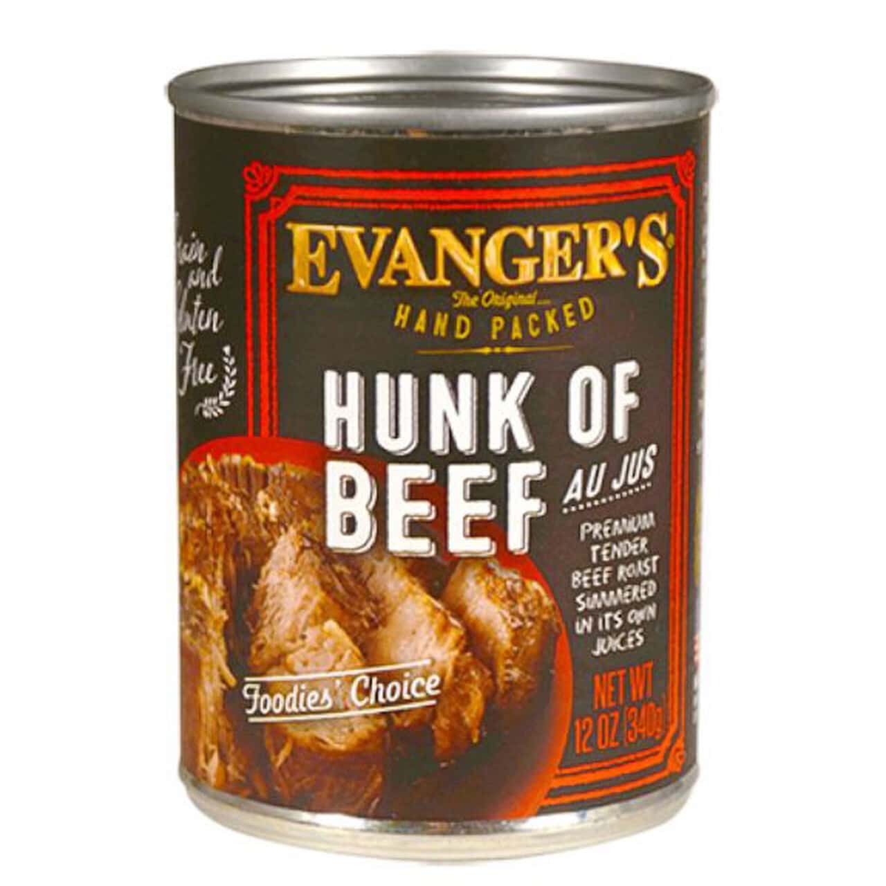 Evanger’s Hunk of Beef Grain Free Wet Dog Food