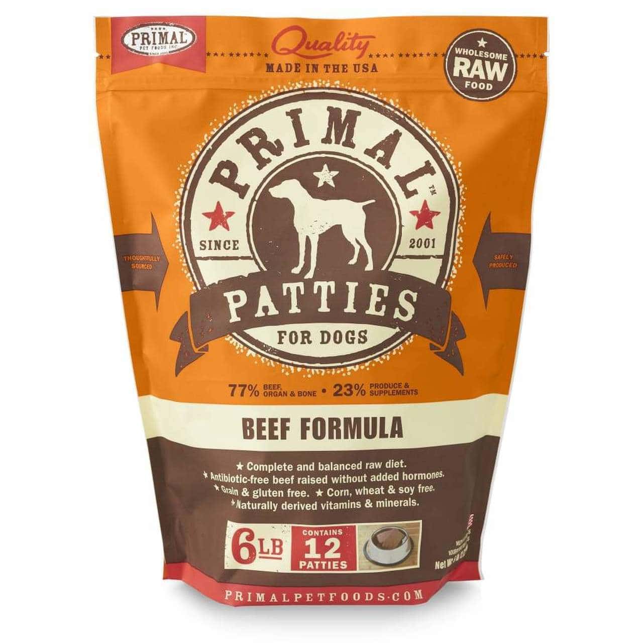 Primal Beef Formula Frozen Raw Dog Food