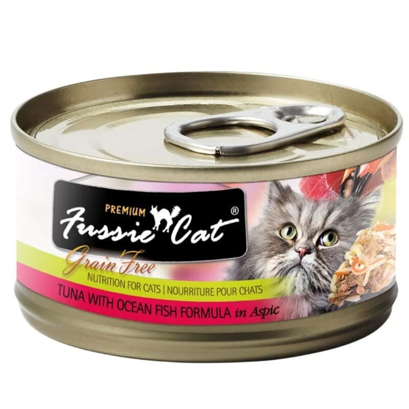 Fussie Cat Tuna With Ocean Fish Formula in Aspic Grain Free Wet Cat Food