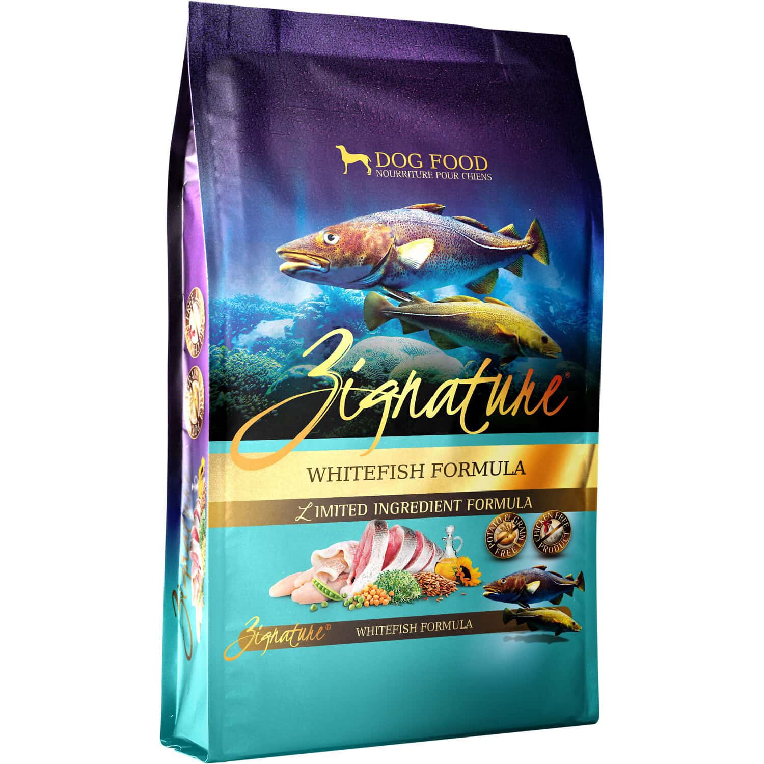 Zignature Whitefish Formula Grain Free Dry Dog Food