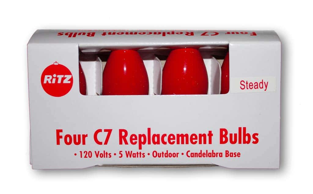 4Pk C7 Bulbs – Ceramic Red