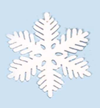 6″ Mica Snowflake