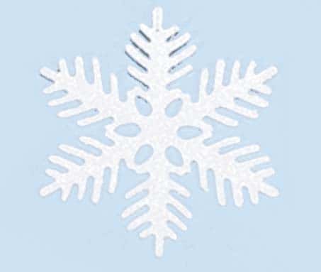 8″ Mica Snowflake