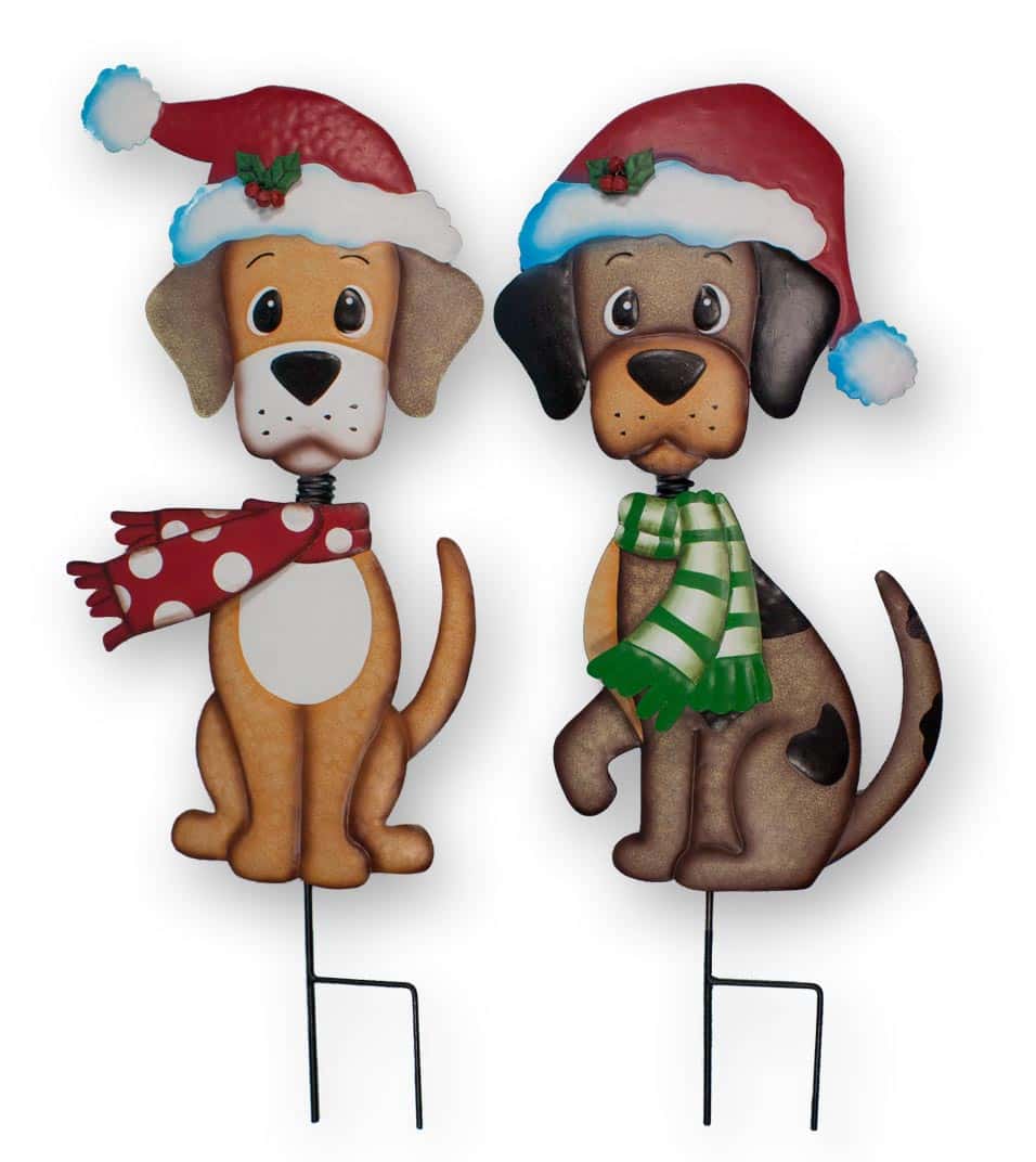 25″ Metal Dog Stakes