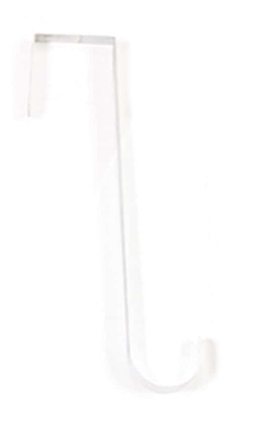 11″ White Metal Wreath Hanger