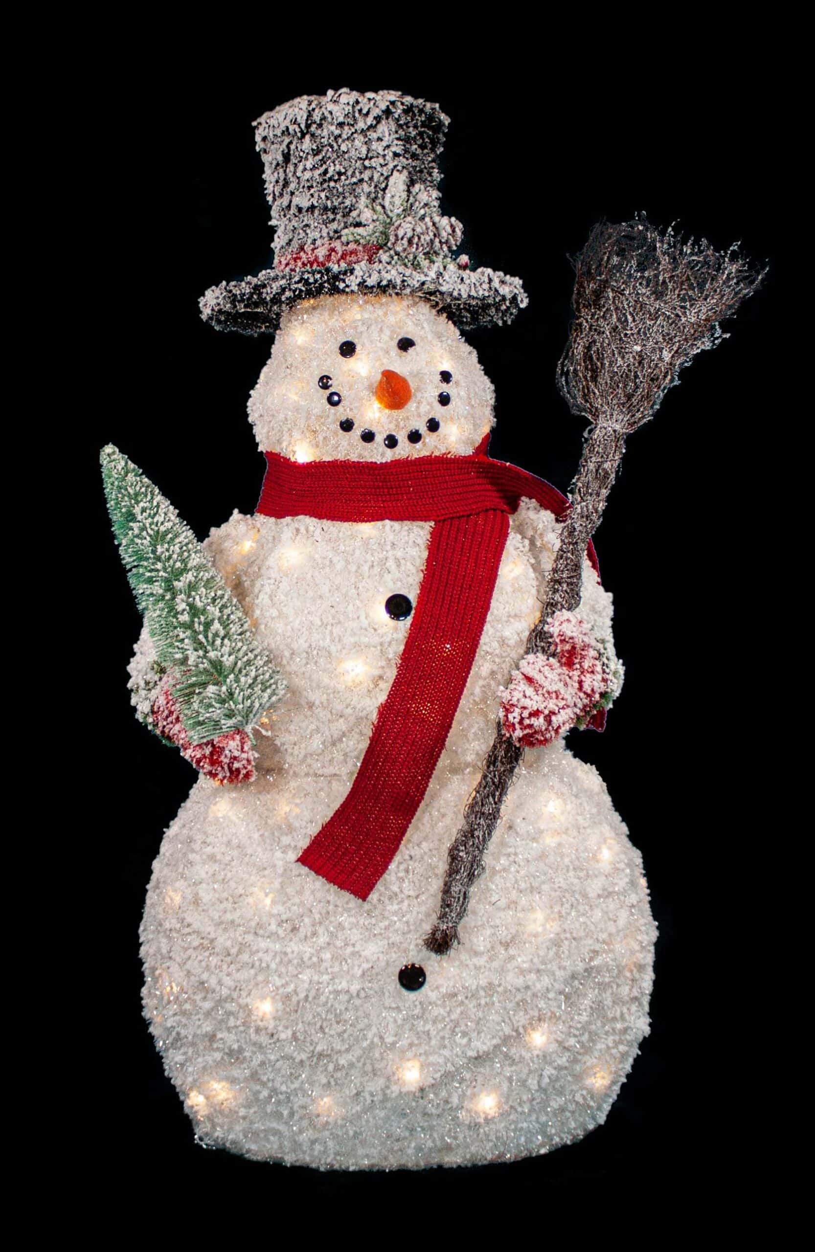 48″ Lighted Snowman