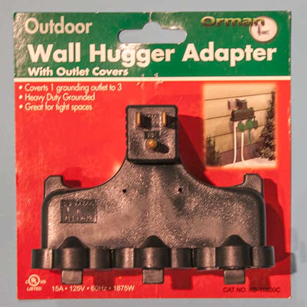 3 Outlet Wall Hugger Adapter