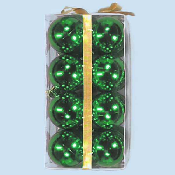 60mm Shiny Plastic Balls – Green