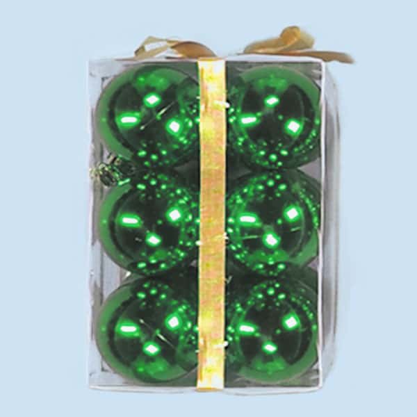70mm Shiny Plastic Balls – Green